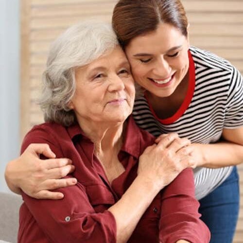 female nurse holding tablet computer